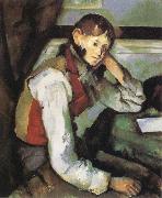 Paul Cezanne Boy with a Red Waistcoat France oil painting artist